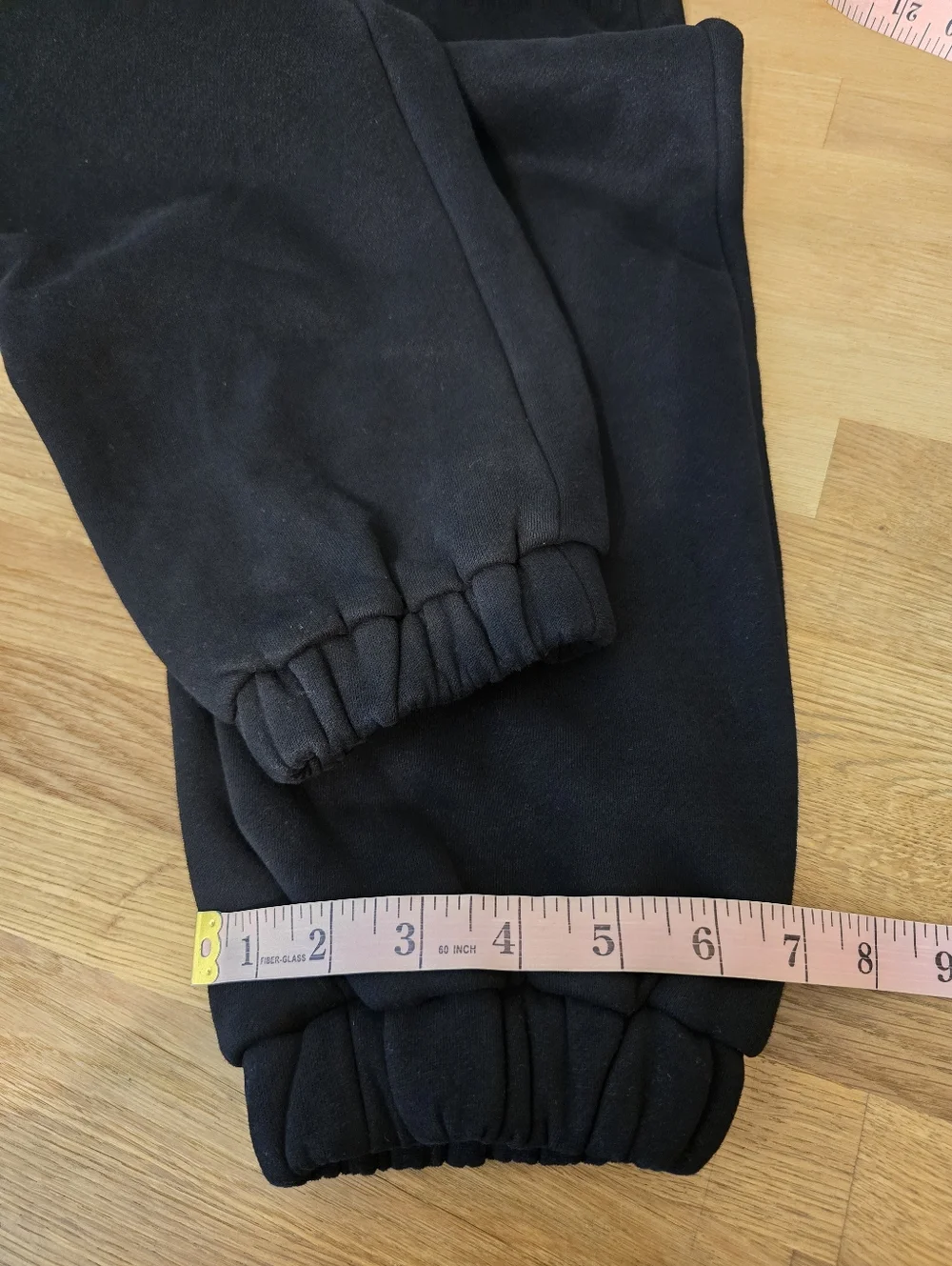 Comfrt High Rise Pull-On Jogger Signature Sweatpants Loungewear Black S